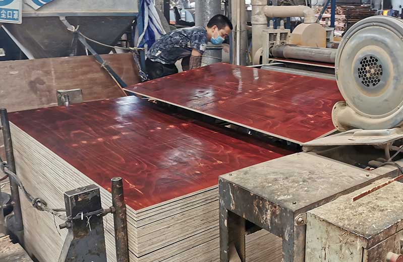 一分鐘了解怪獸木業(yè)建筑模板生產流程